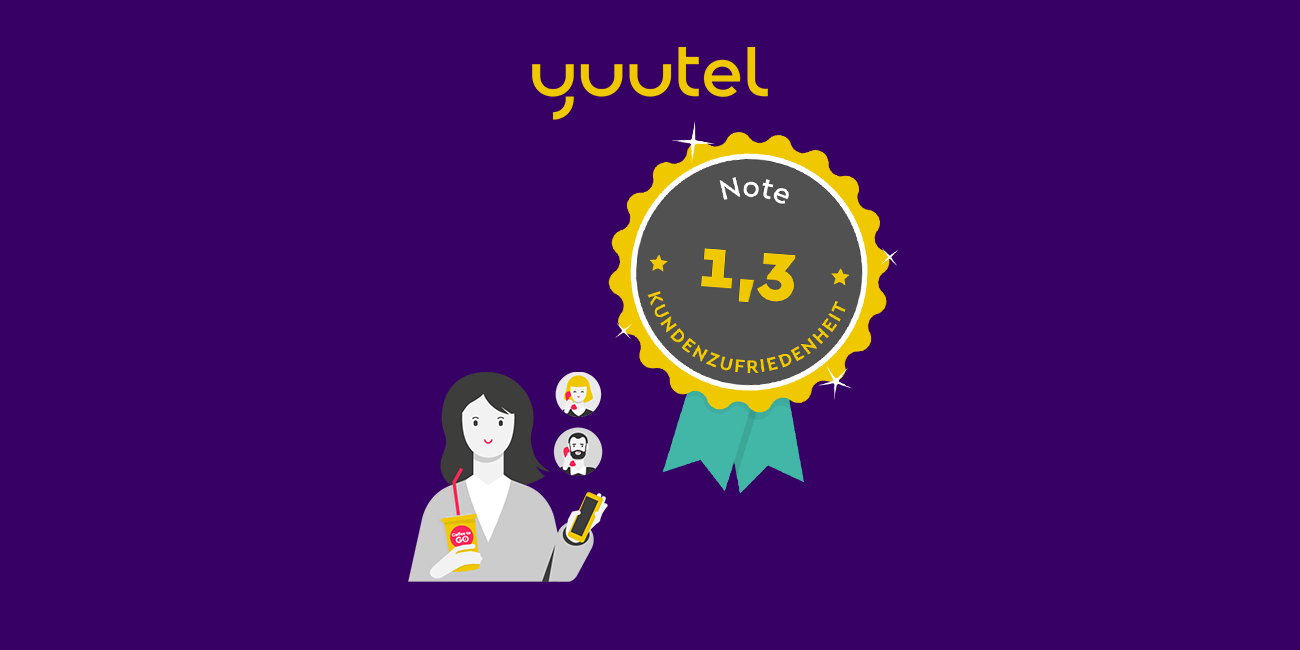 Top-Kundenzufriedenheit: Auch 2021 vergeben unsere Kunden Bestnoten für die Leistungen von yuutel!
